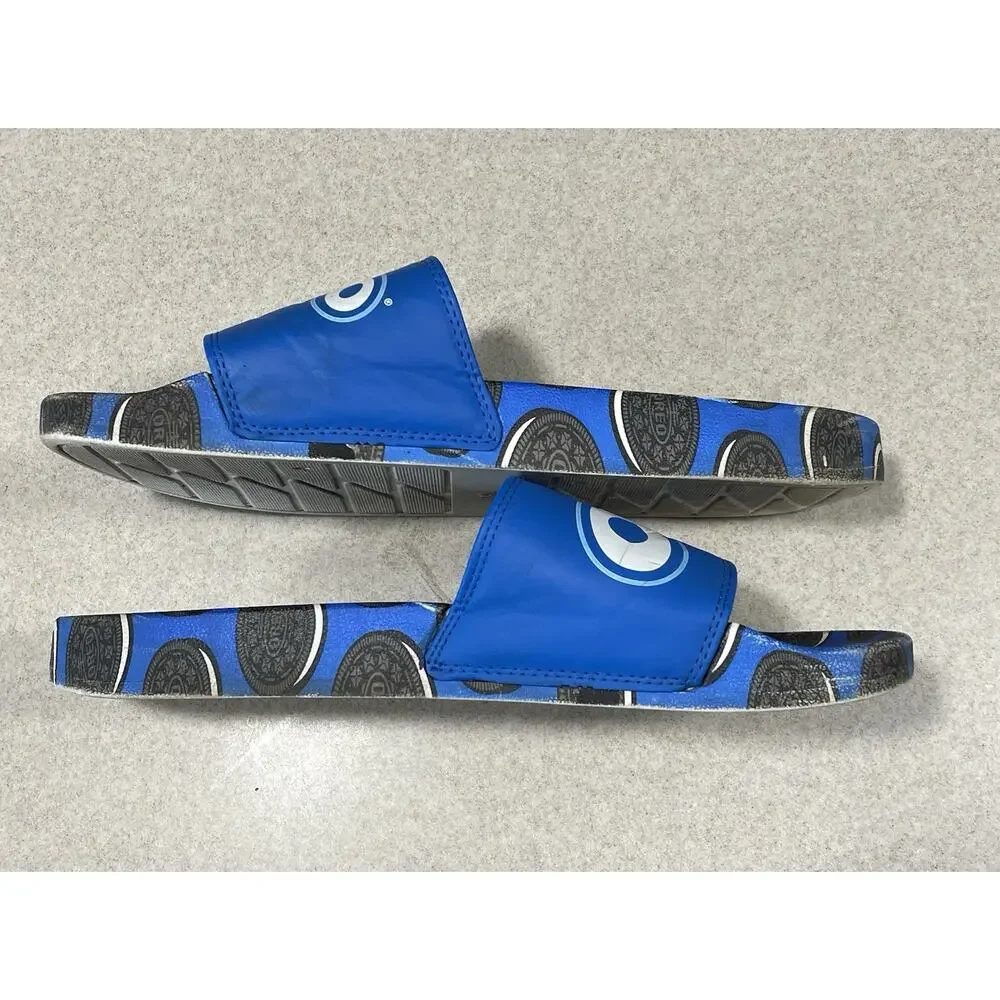 Oreo Cookie Slide Sandals Size XL -Limited Edition All Over Cookie Print -Summer